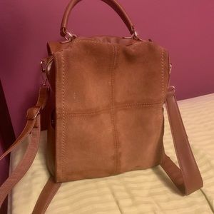 Free people suede backpack purse
